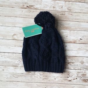 Copper Key Blue Knit Hat